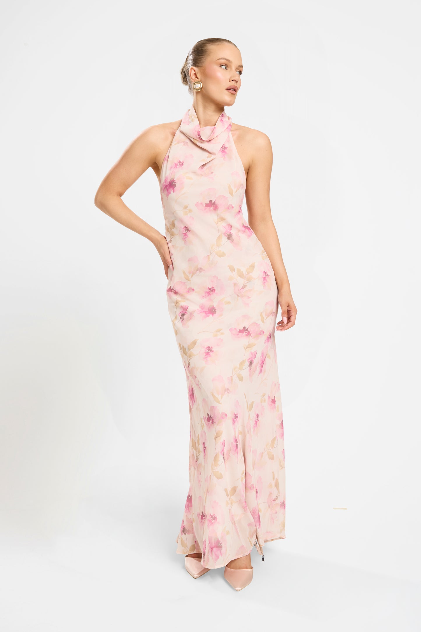 FLORENTINA DRESS | PINK FLORAL