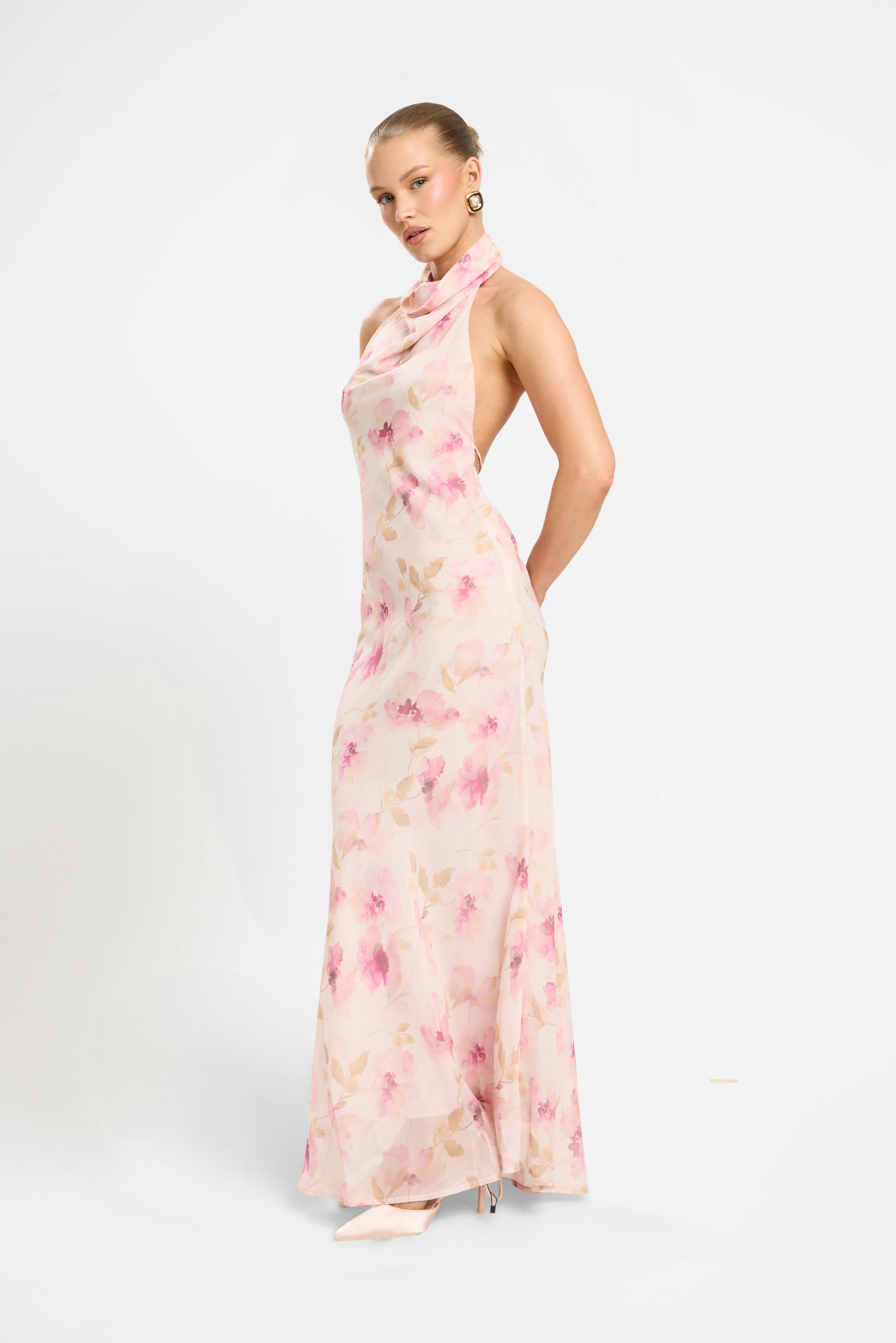 FLORENTINA DRESS | PINK FLORAL