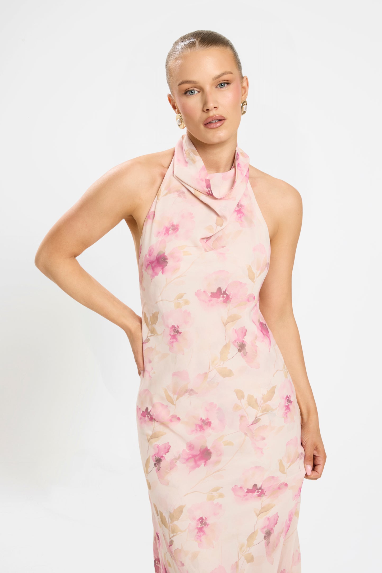 FLORENTINA DRESS | PINK FLORAL