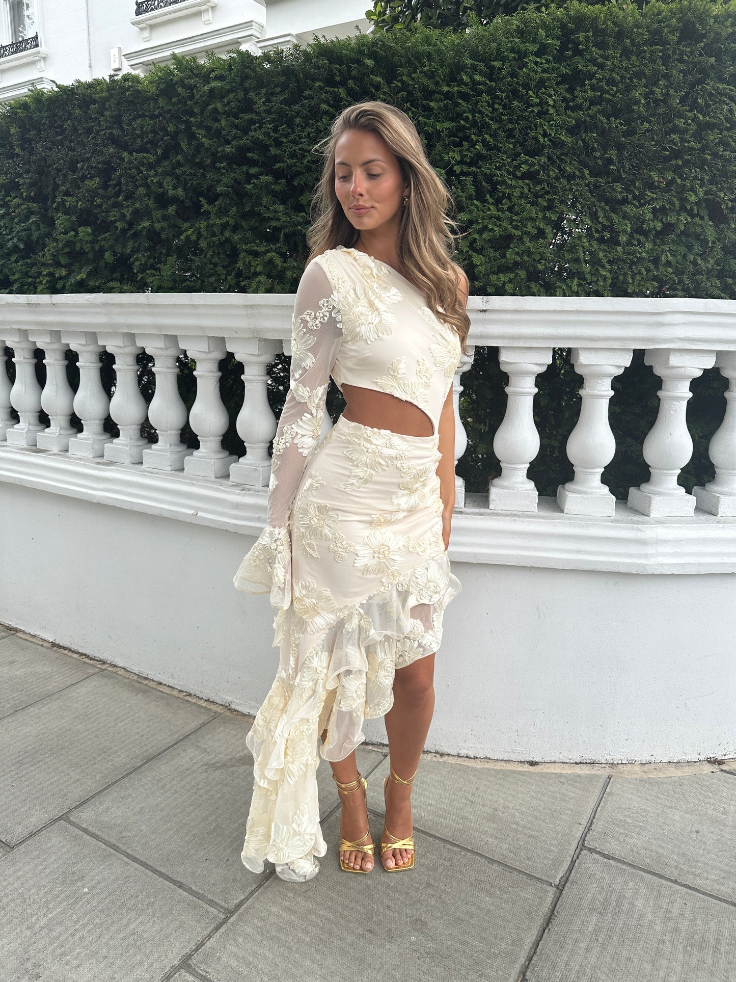 Cream Angelica dress